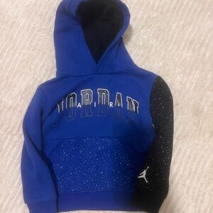 Jordan Kids Royal Blue and Black Hoodie